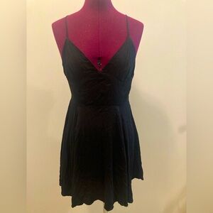 Silence + noise small black summer dress